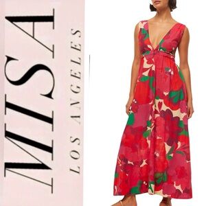NWT MISA Los Angeles Rosalia Dress in Flora Rosada SIZE XS